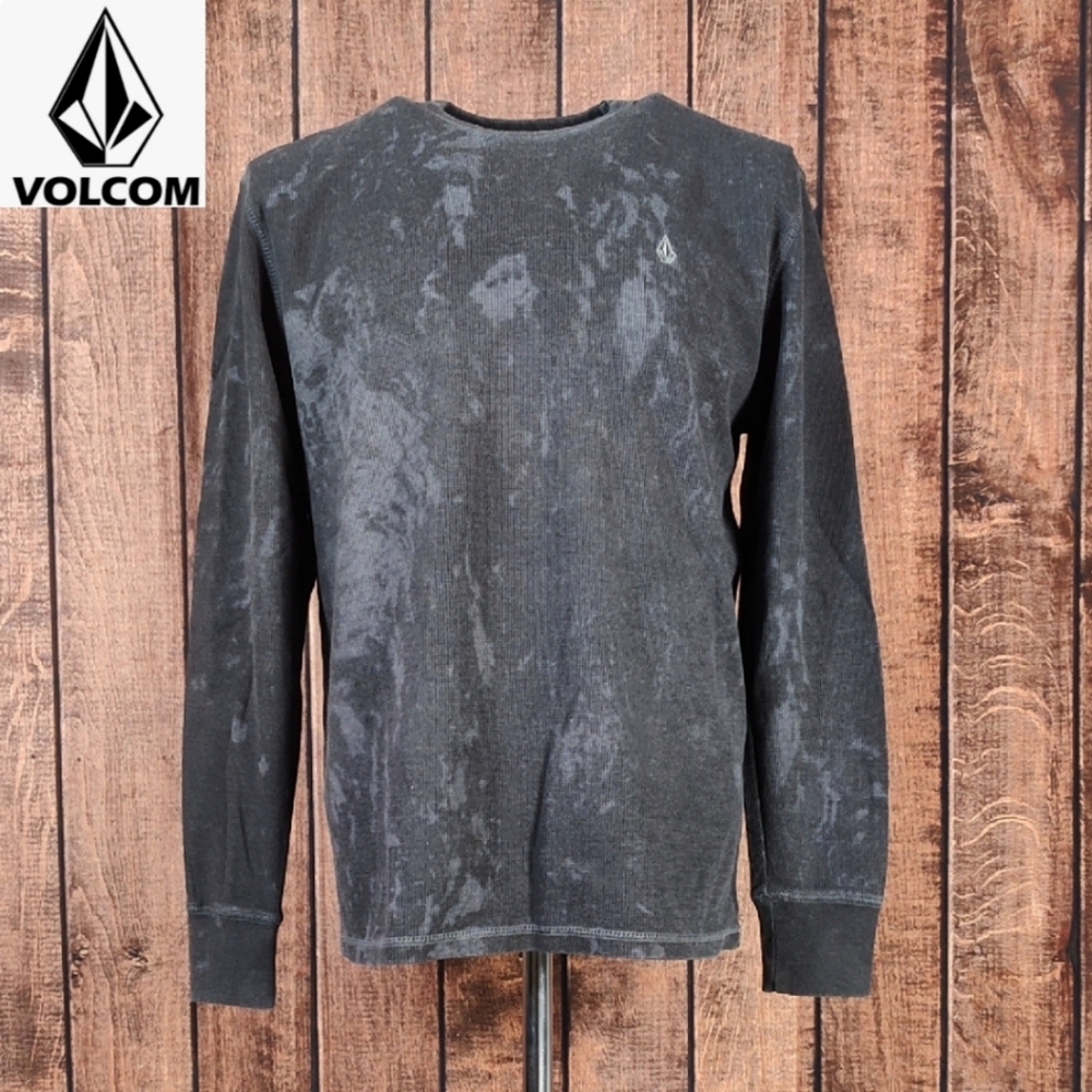 Volcom Mens Tenacious Crew Neck Thermal Long Sleeve Excellent Condition